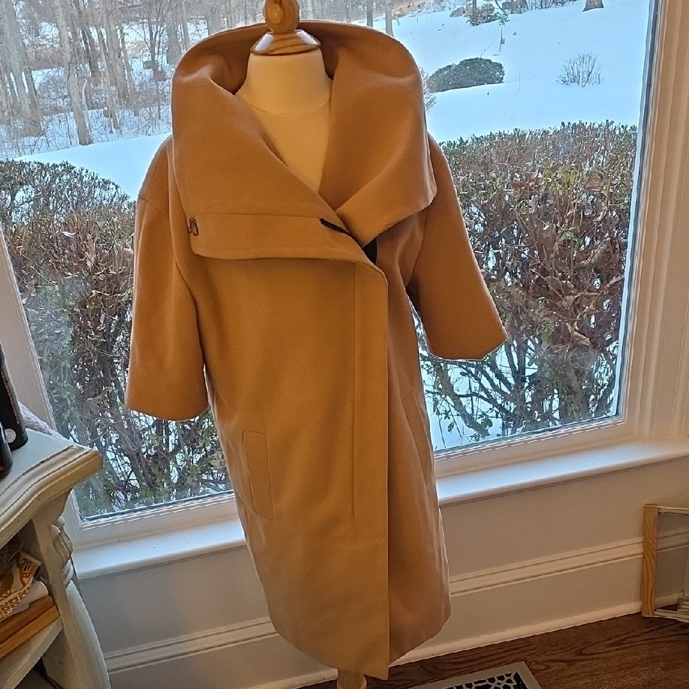 Zara Camel Cape Jacket